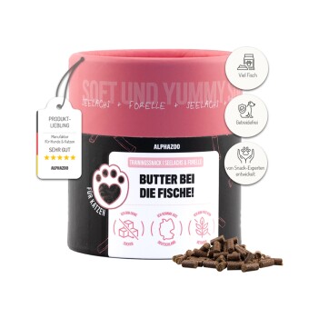 ALPHAZOO Butter Bei Die Fische! 65g I Leckerli für Katzen Katzen-Snacks online kaufen