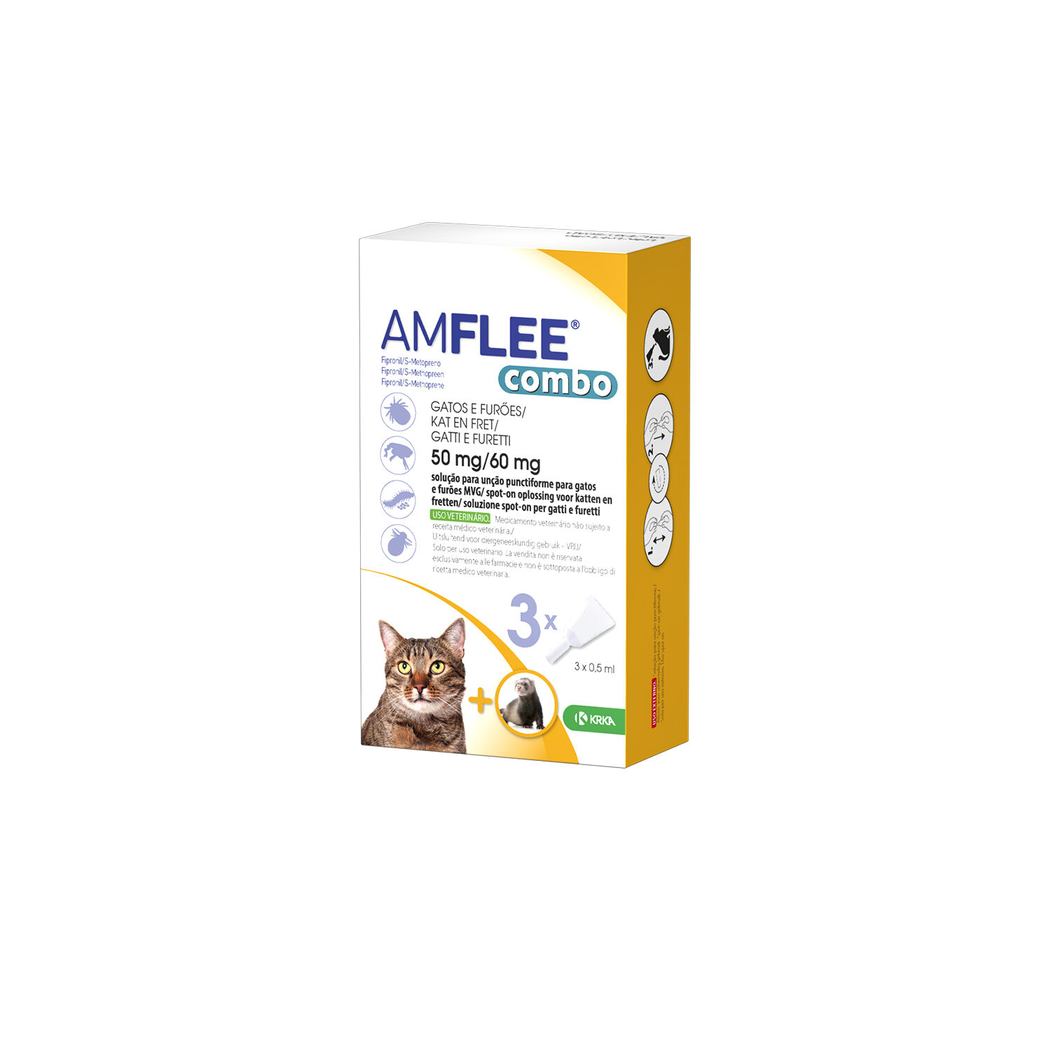 Amflee Combo Spot-on Katze - 50 mg - 3 Pipetten Unkategorisiert online kaufen