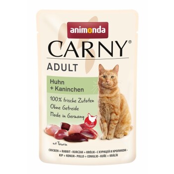 Animonda CARNY Adult 12x85g Huhn und Kaninchen Katzenfutter online kaufen Animonda CARNY Adult 12x85g Huhn und Kaninchen Katzenfutter online kaufen