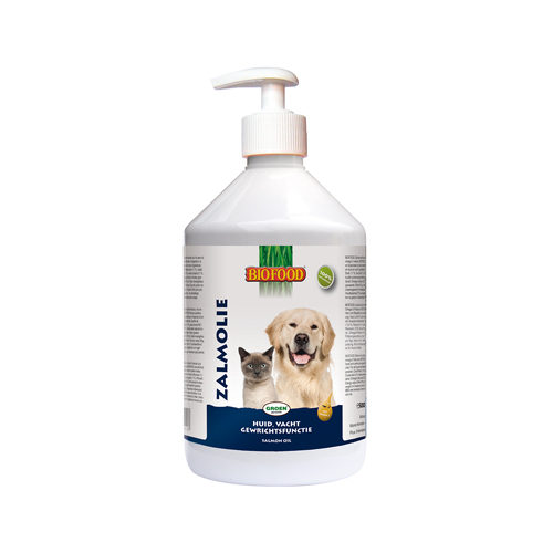 Biofood Lachsöl mit Dosierpumpe - 500 ml Katzen-Trockenfutter online kaufen