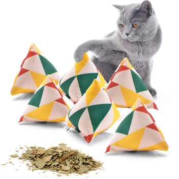Canadian Cat Company Catnipspielzeug 6x Schmusepyramide Reggae Triangle Katzenspielzeug online kaufen