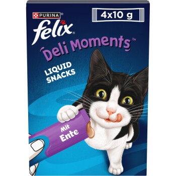 Felix Katzensnack Deli Moments Ente 4x10 g Katzen-Snacks online kaufen