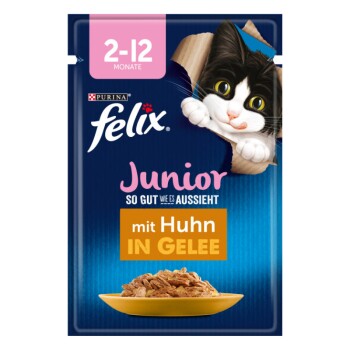 Felix So gut wie es aussieht Junior 24x85g Katzenfutter online kaufen Felix So gut wie es aussieht Junior 24x85g Katzenfutter online kaufen