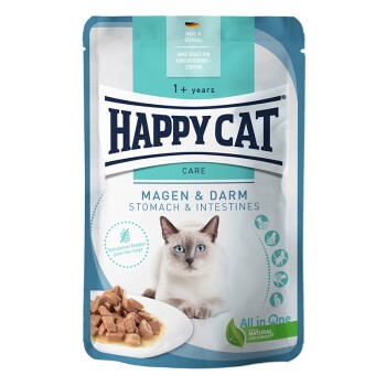 HAPPY CAT Adult Care Meat in Sauce Magen & Darm 20x85 g Katzenfutter online kaufen HAPPY CAT Adult Care Meat in Sauce Magen & Darm 20x85 g Katzenfutter online kaufen