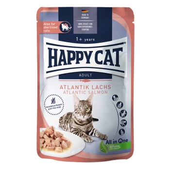 HAPPY CAT Adult Culinary Meat in Sauce Atlantik Lachs 20x85 g Katzenfutter online kaufen HAPPY CAT Adult Culinary Meat in Sauce Atlantik Lachs 20x85 g Katzenfutter online kaufen