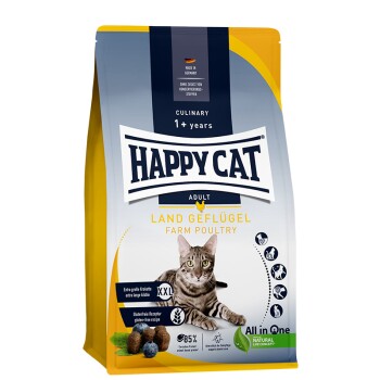 HAPPY CAT Culinary Trockenfutter Katze Adult, Land-Geflügel 1,3 kg Katzen-Trockenfutter online kaufen