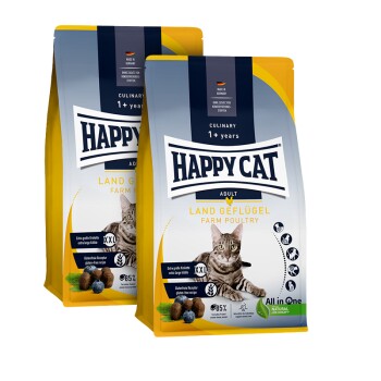 HAPPY CAT Culinary Trockenfutter Katze Adult, Land-Geflügel 2x10 kg Katzen-Trockenfutter online kaufen HAPPY CAT Culinary Trockenfutter Katze Adult, Land-Geflügel 2x10 kg Katzen-Trockenfutter online kaufen