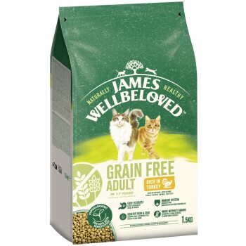 James Wellbeloved Trockenfutter Katze Adult, Getreidefrei Truthahn 2x4 kg Katzen-Trockenfutter online kaufen