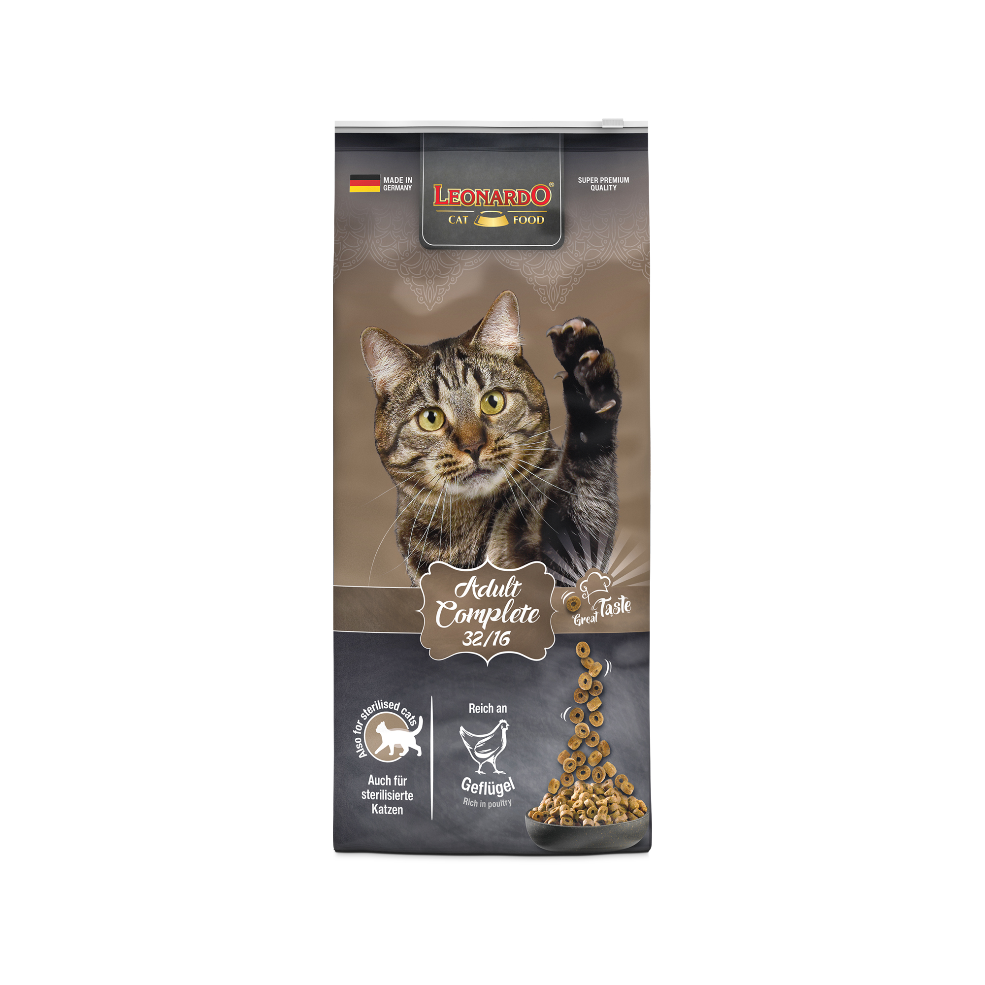 Leonardo - Adult Complete 32/16 - Katzenfutter - 7,5 kg Katzen-Trockenfutter online kaufen