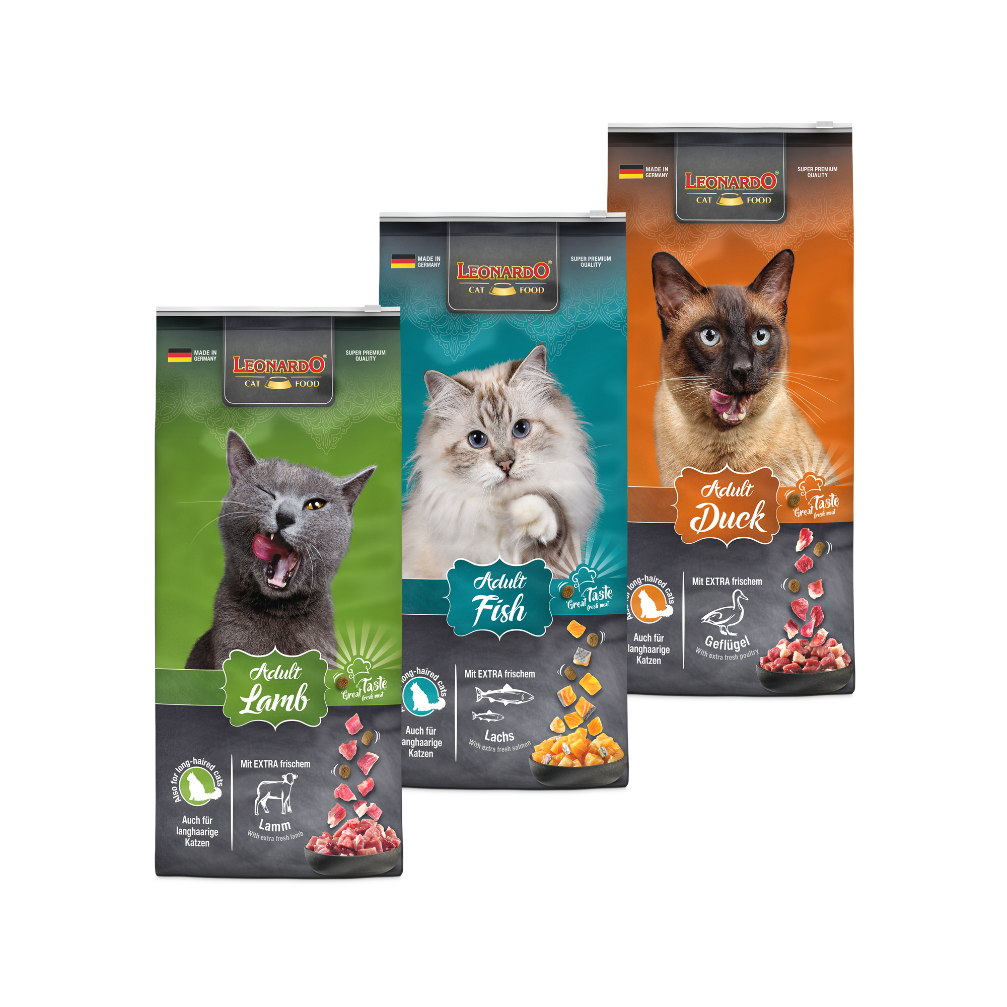 Leonardo - Adult Duck - 7,5 kg Katzen-Trockenfutter online kaufen