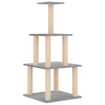 VidaXL Kratzbaum grau Kratzbäume, Türme, Tonnen, Säulen und Kugeln online kaufen