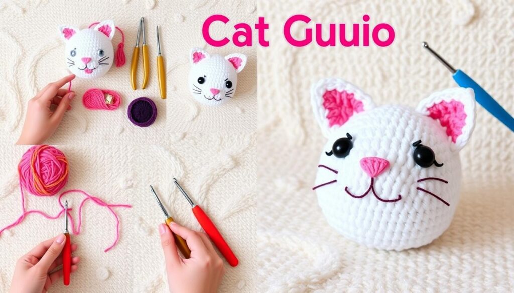 Gehäkelter Katzenkopf Anleitung