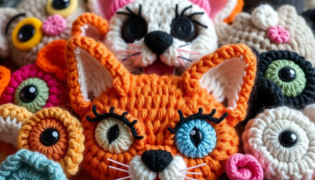 Häkelkatze augen gestalten