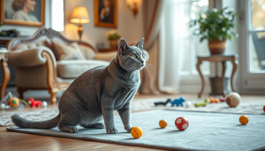 Russisch Blau Katzentraining