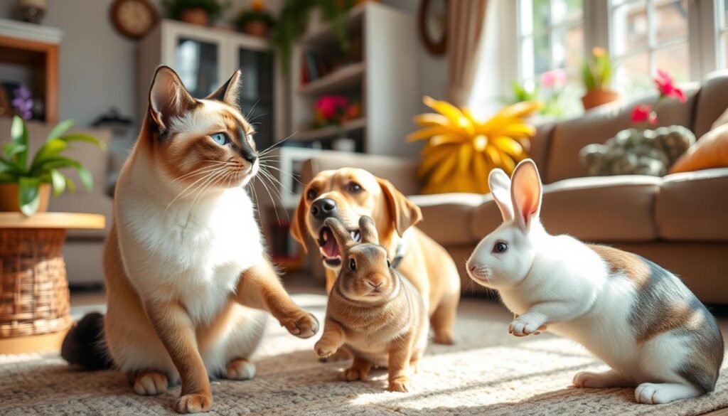 Siamkatze Sozialisation mit Haustieren Siamkatze Sozialisation mit Haustieren