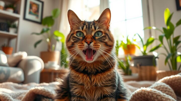 katze hechelt