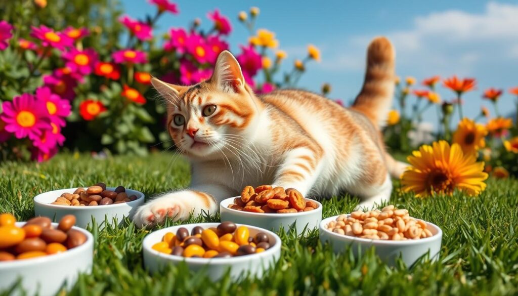 Katze mit gesundem Gewicht Katze mit gesundem Gewicht