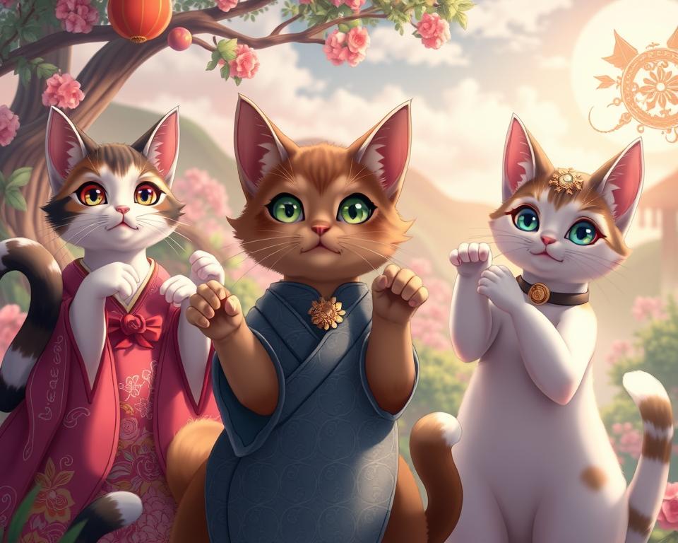 Anime Katzencharaktere