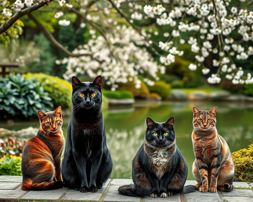 Japanische Katzennamen für männliche Katzen