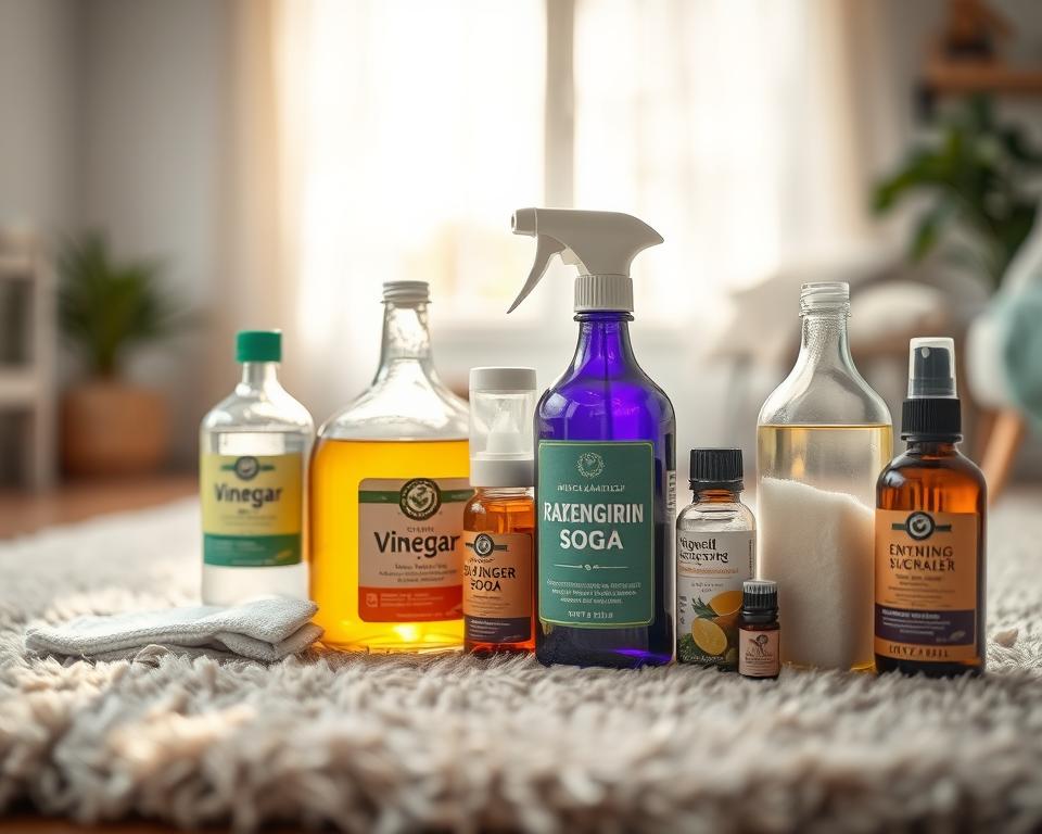 Natürliche Reinigungsmittel gegen Katzenurin