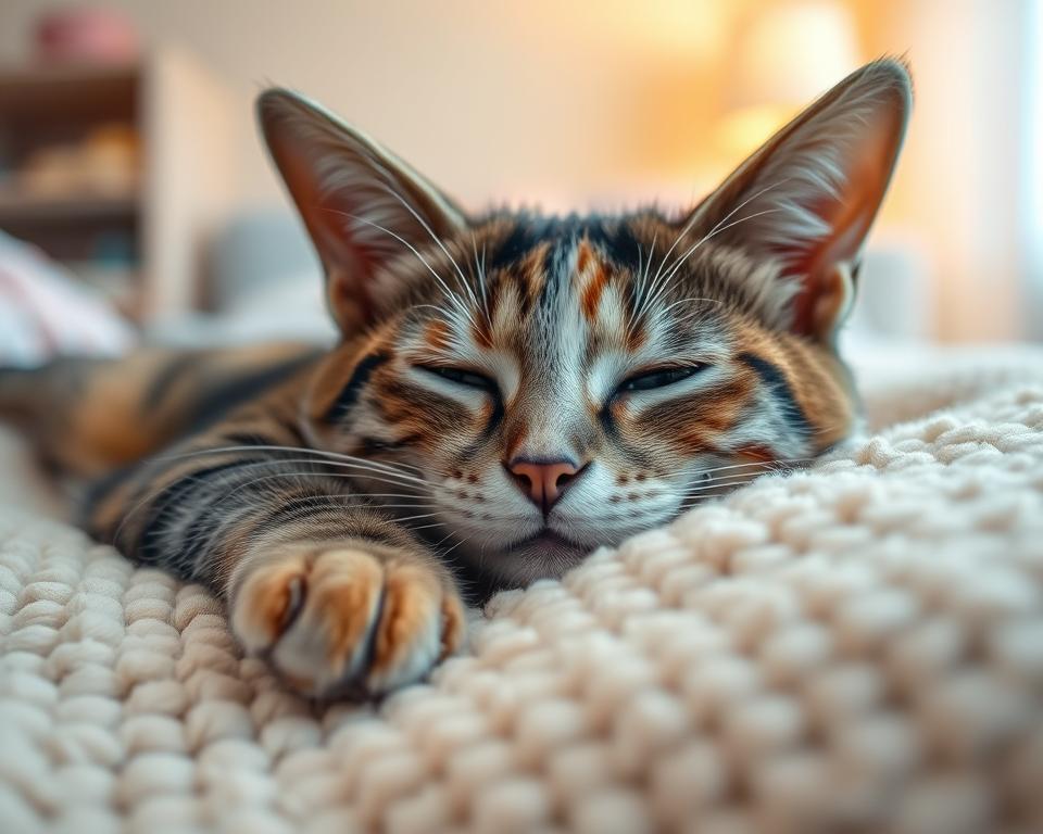 Pflege von Katzen mit Down Syndrom