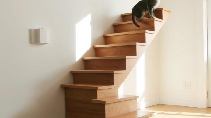 katzentreppe selber bauen