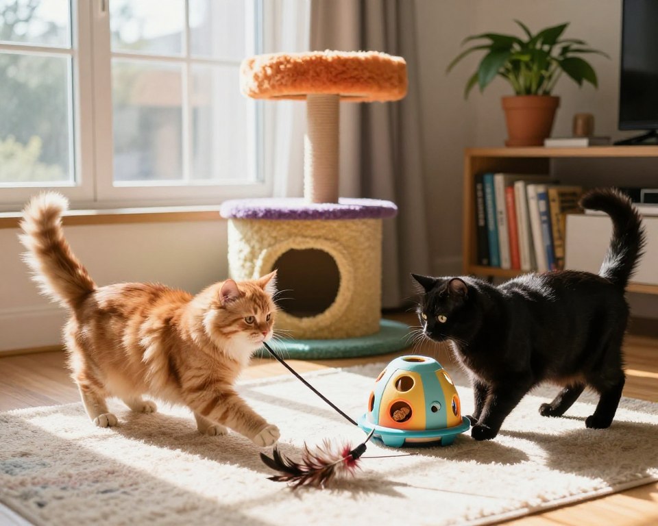 Beschäftigung für Katzen gegen Langeweile