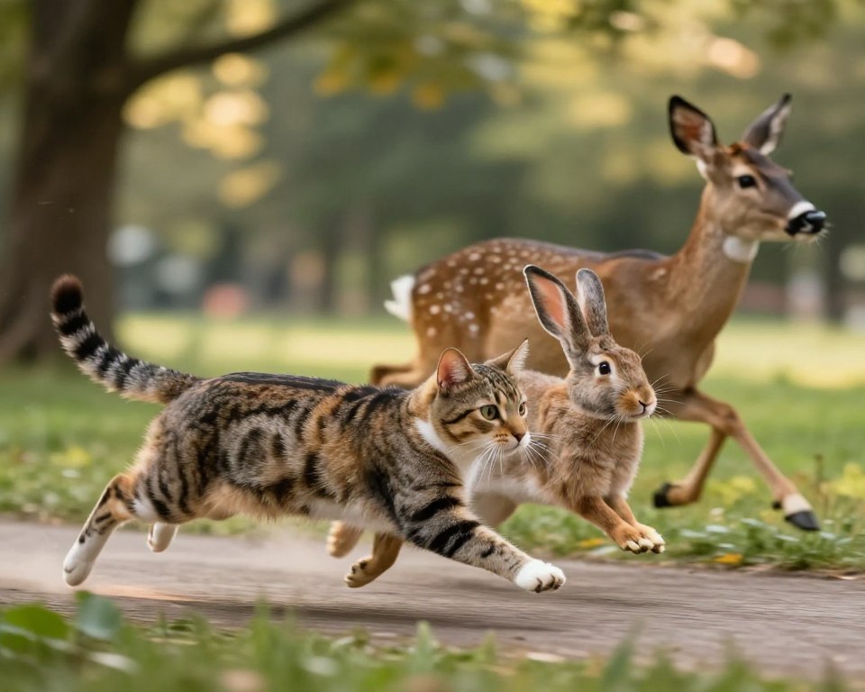 Geschwindigkeitsvergleich Tiere