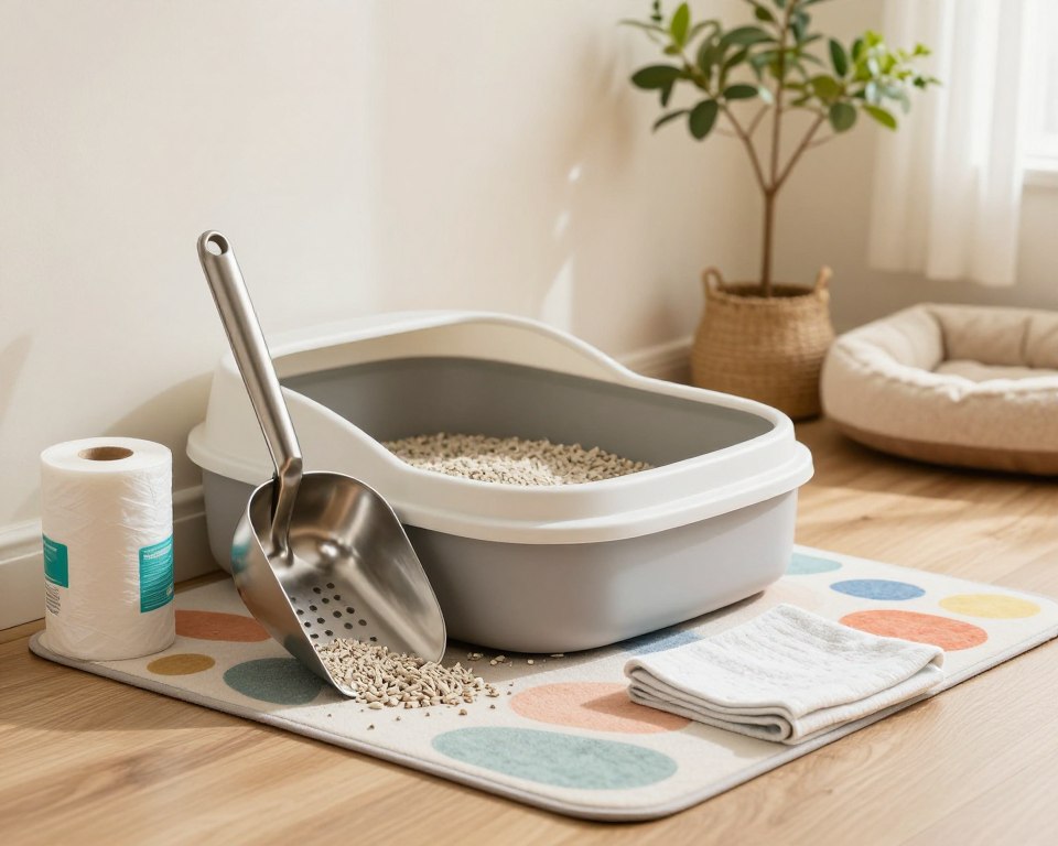 Grundausstattung Katzenklo Reinigung