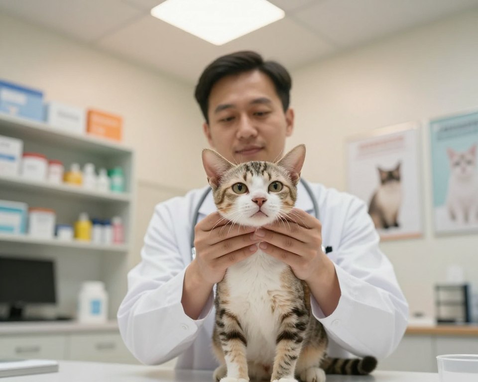 Tierarzt Behandlung trockene Katzennase