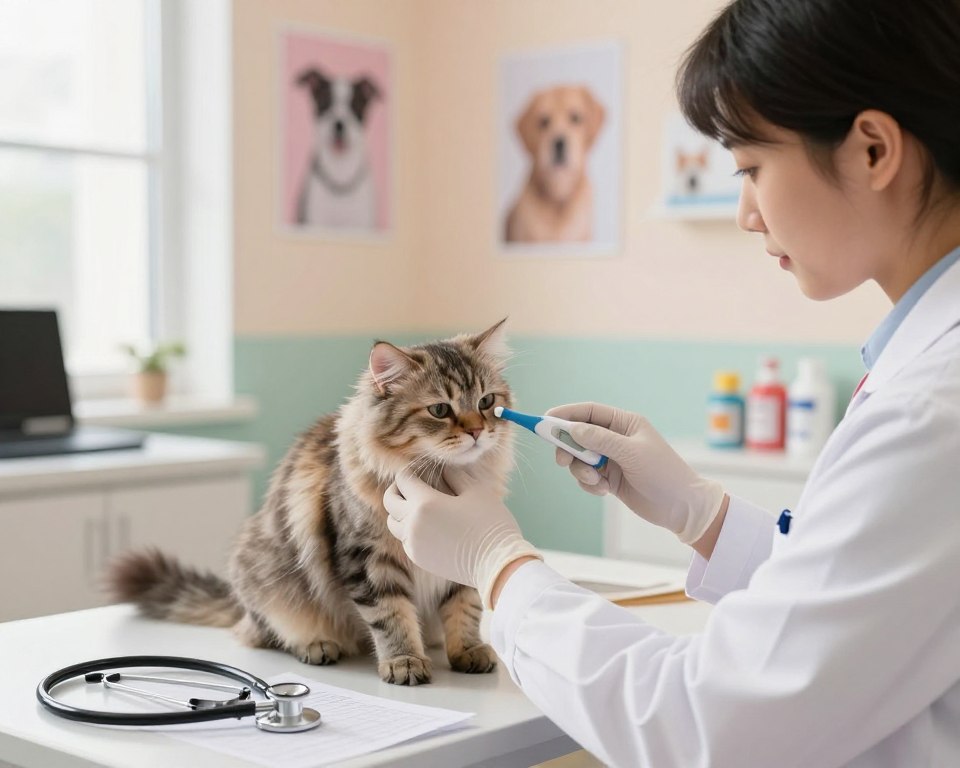 Tierarzt Diagnose Behandlung Katze Tierarzt Diagnose Behandlung Katze