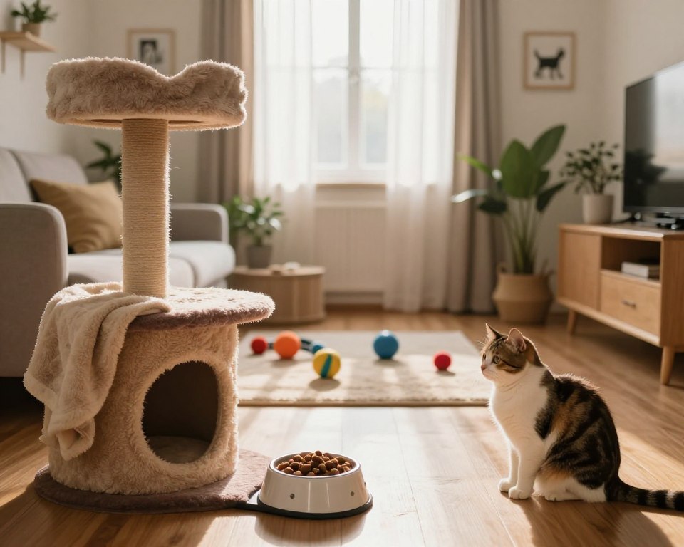 Wohnung vorbereiten Katzen Abwesenheit