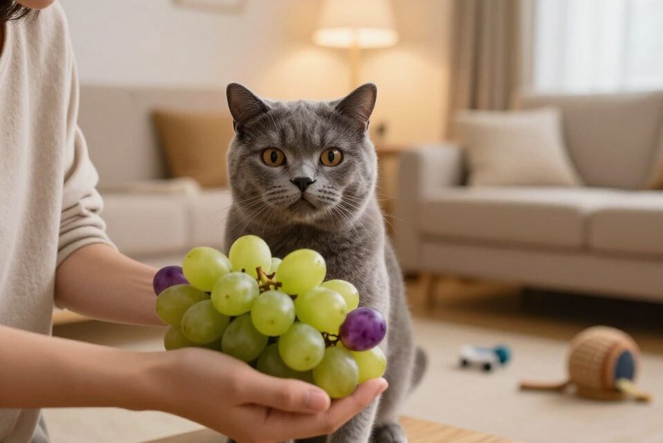 dürfen katzen trauben essen
