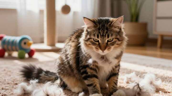 fellwechsel katze symptome