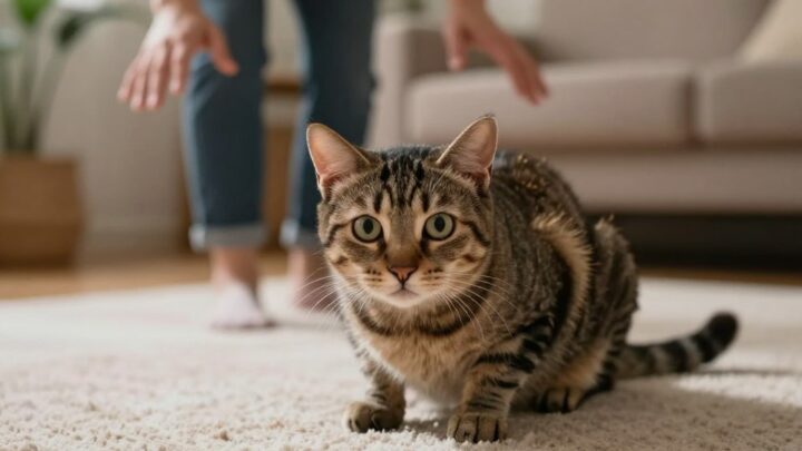 katze hat angst vor mir