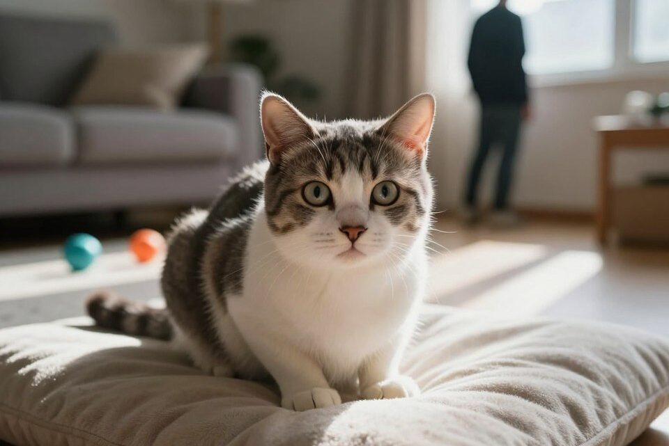 katze plötzlich schreckhaft und ängstlich