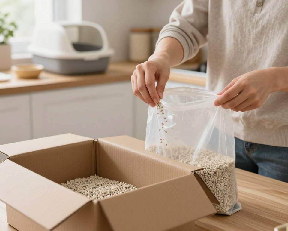 unbenutzte Katzenstreu entsorgen unbenutzte Katzenstreu entsorgen