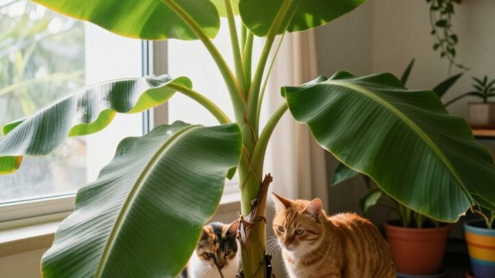 bananenpflanze giftig für katzen